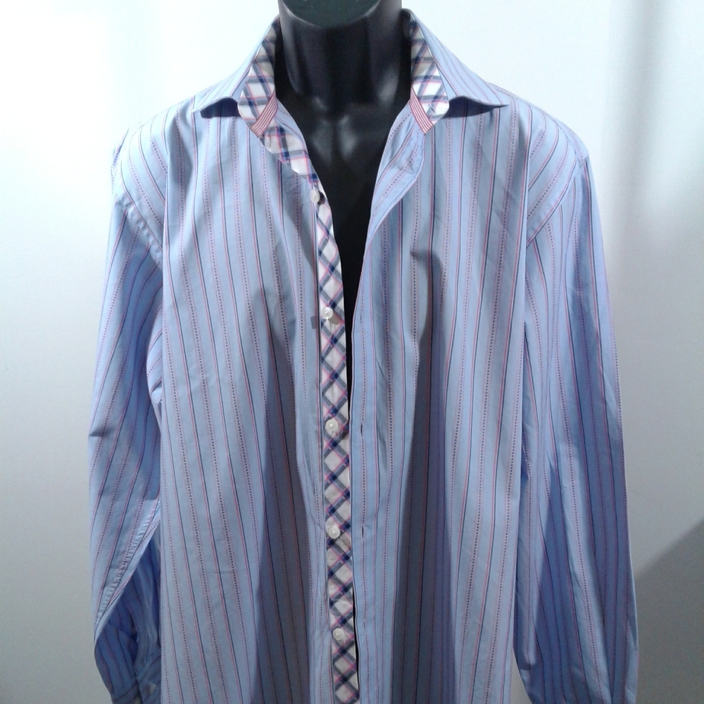 MEN'S Taylored long sleeve shirt. Tailorbyrd